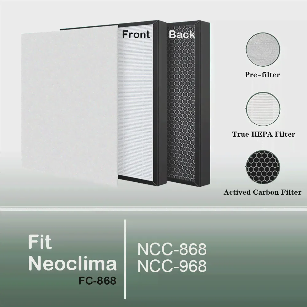 Углеродный фильтр фильтра HEPA FC - 868 для устройства очистки воздуха Neoclima NCC - 868 NCC - 968 (art.: 3920bf9fb9dec)